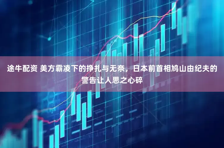 途牛配资 美方霸凌下的挣扎与无奈，日本前首相鸠山由纪夫的警告让人思之心碎